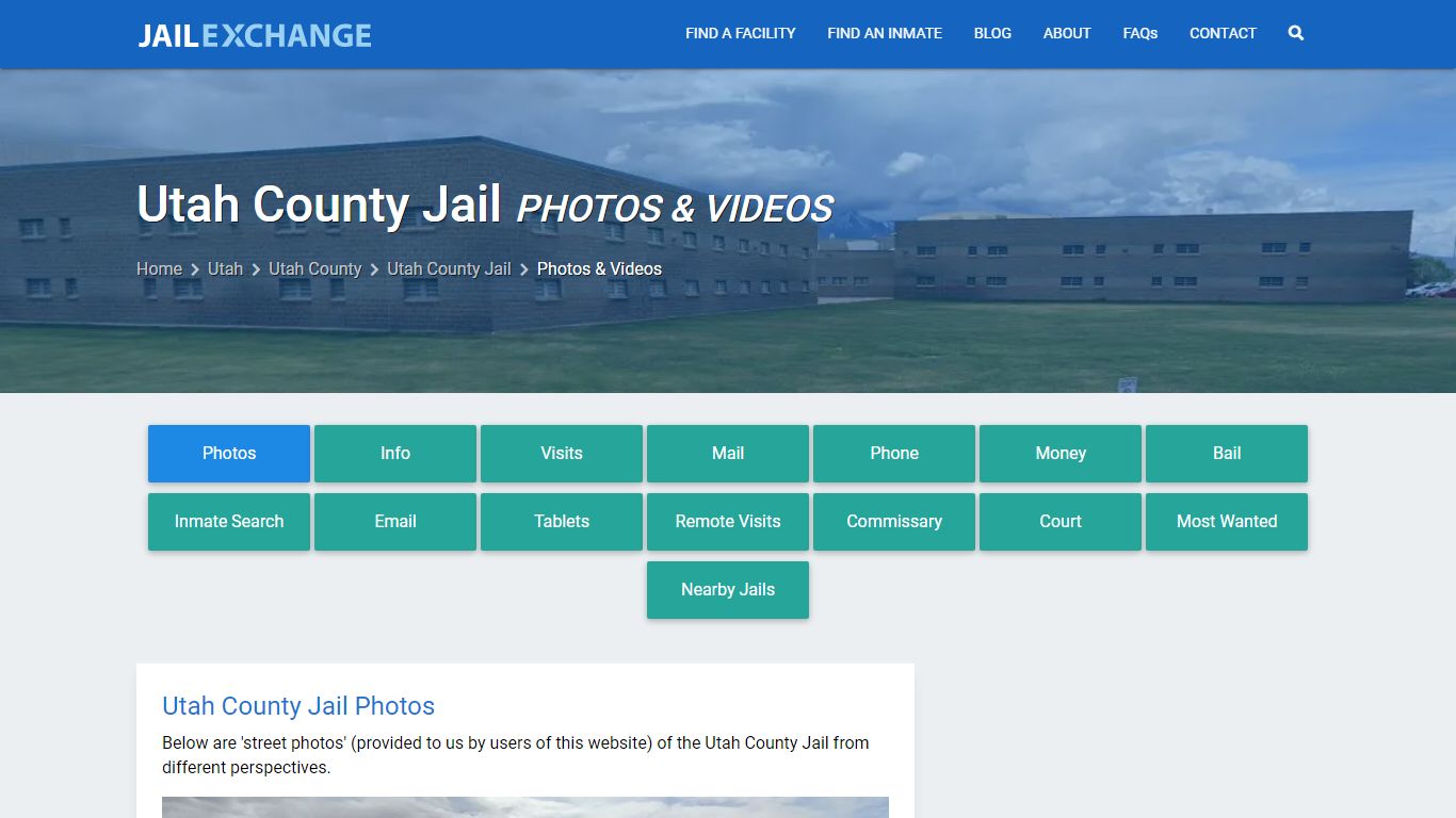Photos & Videos - Utah County Jail, UT - Jail Exchange